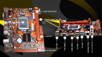 ESONIC INTEL H61 ES-H61FHL DDR3 1155P SATA O/B VGA HDMI ANAKART - 1